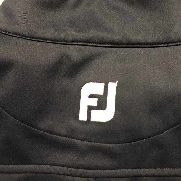 Footjoy full zip softshell jacket men's large black Macgregor golf - Picture 12 of 12